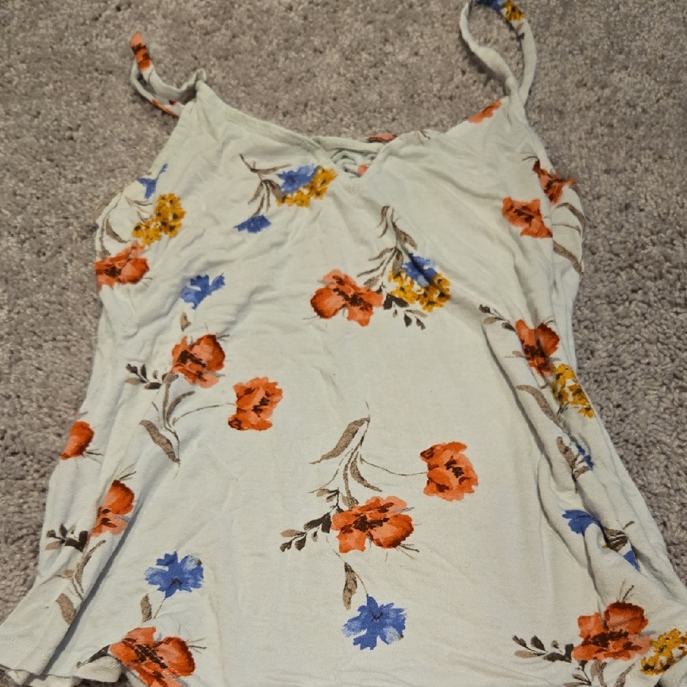 White Cream Asymmetrical Wrap Camisole